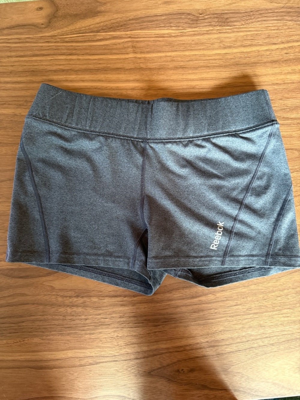Reebok Women's Dark Gray Performance Bike Shorts